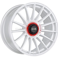 OZ Supert  EVOLUZ  WRC 8"X18-5/112  ET48 Race White Red Lettering (690 Kg)