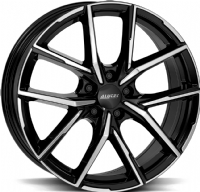 Alutec Aveleno 8"X19-5/112  ET48 Diamond Black Frontpolished (790 Kg)