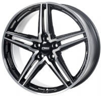 CMS C29 8"X18-5/114  ET45 Diamond Black Gloss (750 Kg)