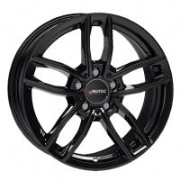 Autec Mercador 7.5" avmonterte, som nyeX17-5/112  ET36 Black (760 Kg) tilpasset R14 bolter pÃ¥ 45mm