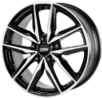 CMS C28 8"X20-5/114  ET48 Diamond Black Gloss  (950 Kg)
