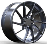 Khan Performance Flow Form 8,5"X19-5/114,3 ET34 Gunmetal (900 Kg) Tesla OE Fitment.