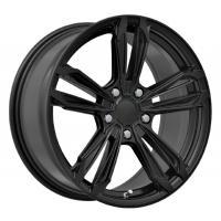 Khan M-design 8"X18-5/112 ET28 Mat Black (735 Kg)