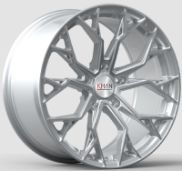 Khan SF10 Rotary Forged 9,5"X19 5/120 ET37 Silver (815 Kg) Brukes som bakfelg!