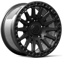 Khan Offroad 9"X20-5/120 ET25 Mat Black (1150 Kg)