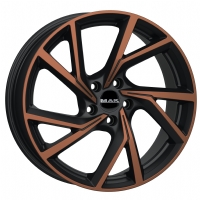 MAK Kassel 8"X18-5/112  ET43 Black & Bronze (800 Kg)