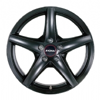 Ronal R41 7"X16-5/120  ET35 Matt Black (710 Kg)