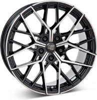 MSW 74 8.5"X20-5/108  ET45 Gloss Black Full Polished (770 Kg)