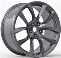 Khan Split Flow Form 8,5"X19-5/120 ET35 Gunmetal (750 Kg) OE Tesla fitment.