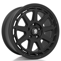 Sparco Gravel 8"X17-5/114  ET40 Matt Black (800 Kg)