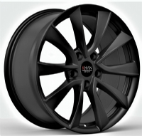Khan Split-II 8,5"X19-5/114,3 ET35 Matt Black OE Tesla fitment (815kg) - Rabattert pris etter avtale.