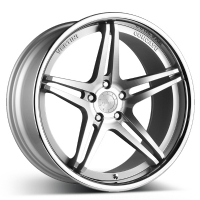 Vertini Monaco 10,5"X22-5/120  ET25 Silver Machined Face-MSTP (690 Kg)